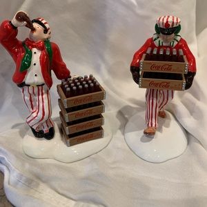 Snow Village - Coca-Cola Brand Delivery Men - Set of 2 (In original box)